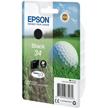 Epson Golf ball vienguba pakuotė juoda 34 DURABrite Ultra rašalas