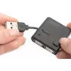 DIGITUS USB 2.0 didelės spartos 4 prievadų šakotuvas (da-70217)