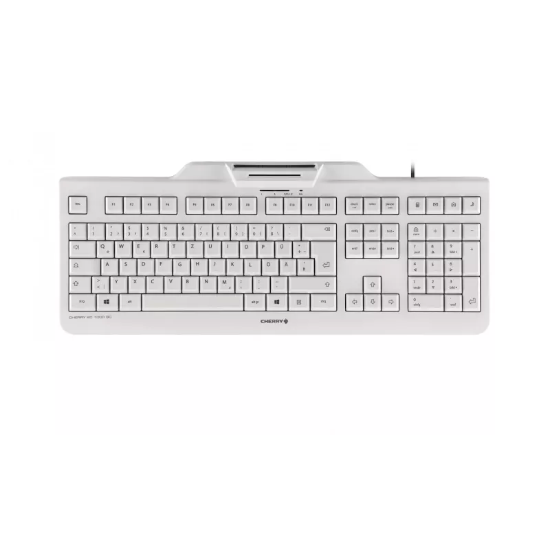 Contour Design KC 1000 SC klaviatūra biurui USB QWERTZ vokiška pilka