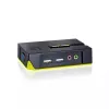 LevelOne 2 prievadų USB VGA KVM jungiklis su garso palaikymu