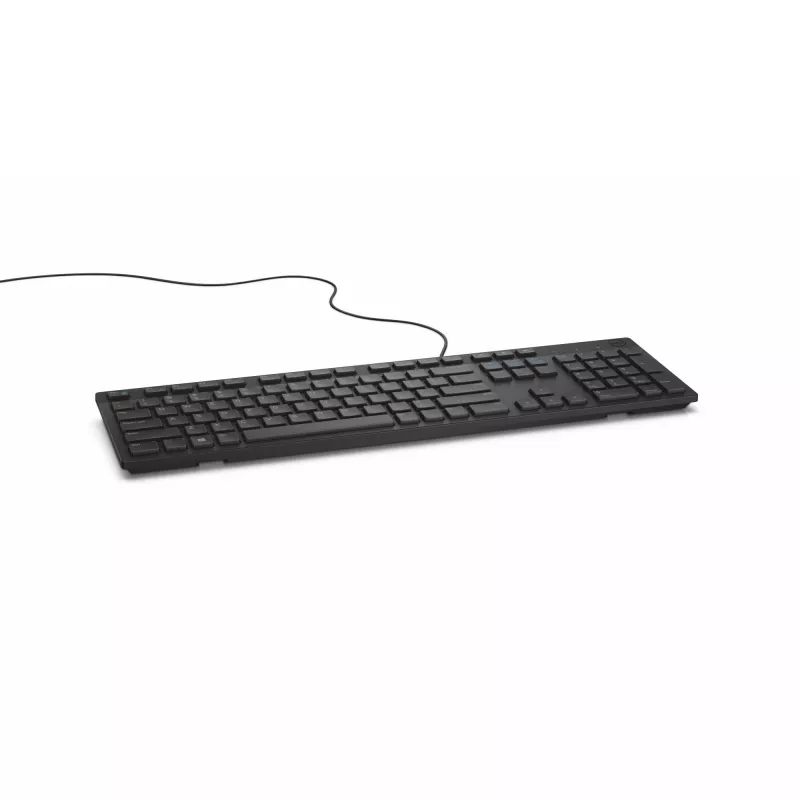 DELL laidinis klaviatūra - KB216 - vokiška (QWERTZ) - juoda, pilno dydžio (100%), laidinė, USB, QWERTZ, juoda