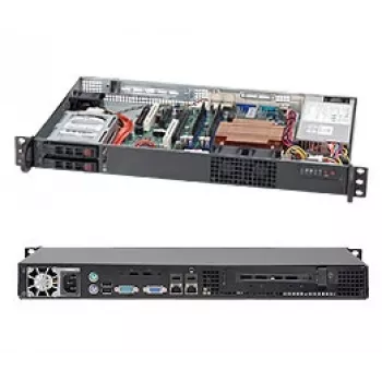 Serverio korpusas Supermicro SuperChassis 510T-203B Rack Juoda