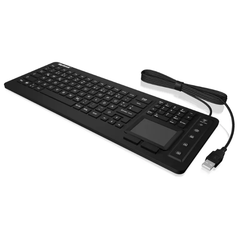 KeySonic KSK-6231 INEL (DE) klaviatūra Pramoninė USB QWERTZ Vokiška Juoda