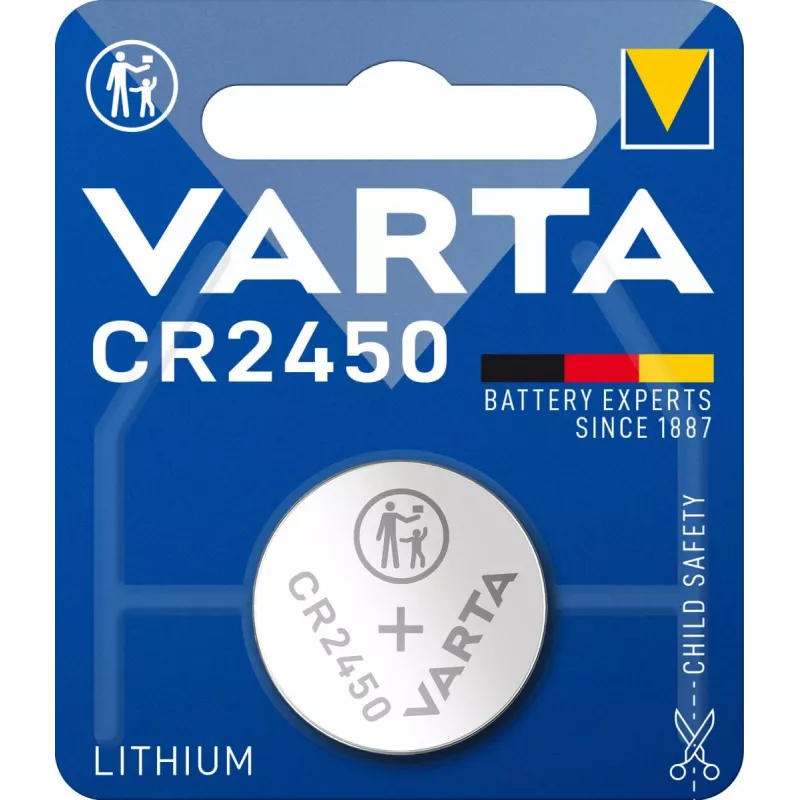 VARTA baterija ličio monetinė ląstelė CR2450 3V