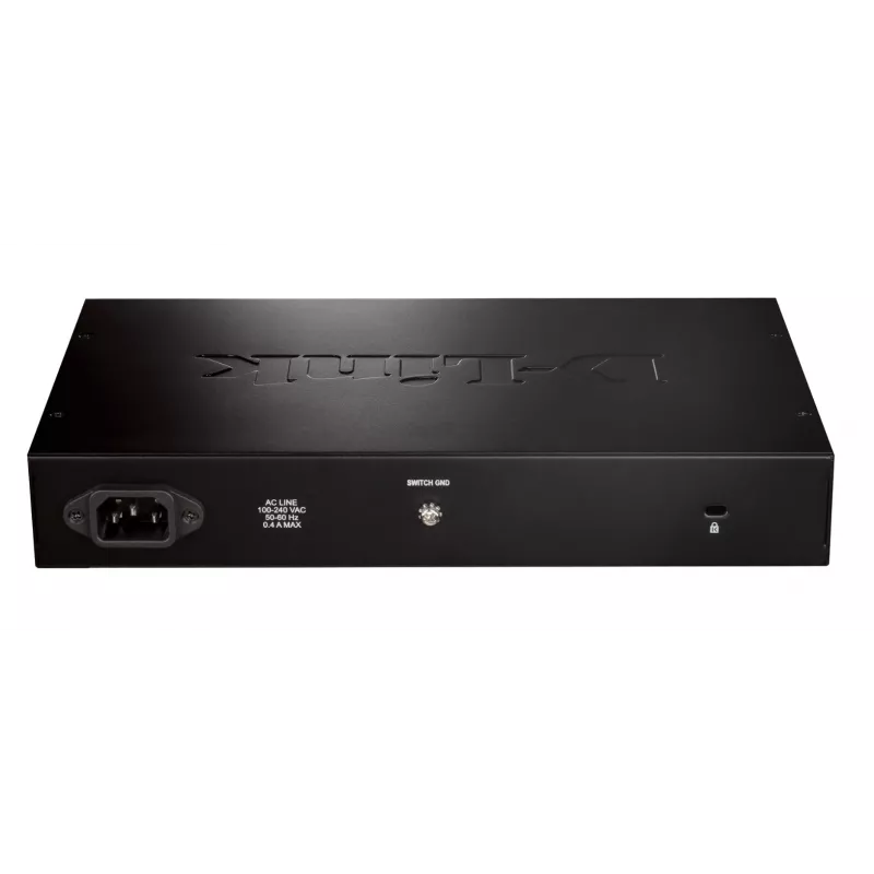 D-Link DGS-1016D/E tinklo jungiklis Nevaldomas Juodas, Metalinis