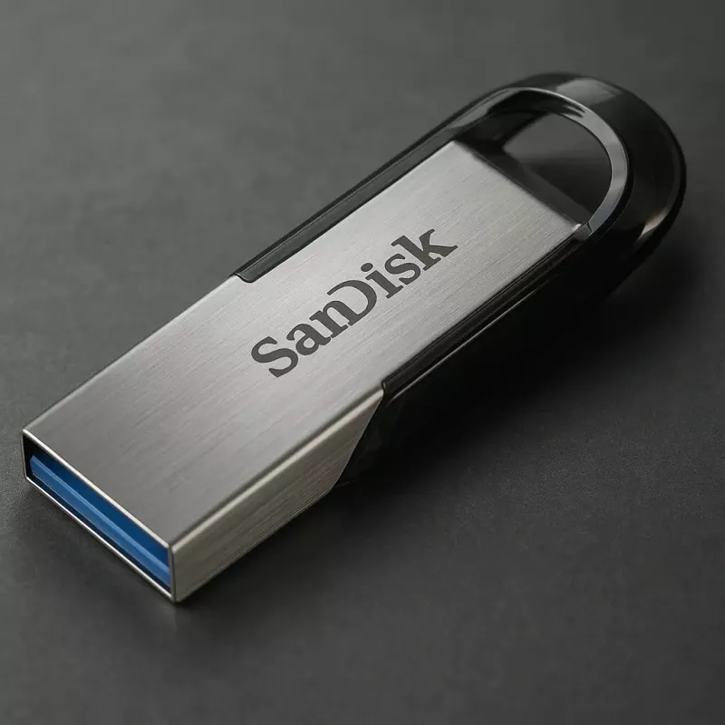 WESTERN DIGITAL SanDisk Ultra Flair - 16 GB USB atmintukas - USB 3.0 - juoda / sidabrinė