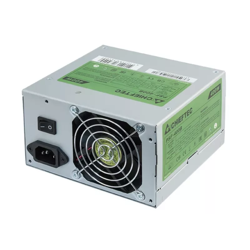 Maitinimo blokas CHIEFTEC PSF-400B 400W ATX 2.3, 80 PLUS Bronze, 24 kontaktų, 80 mm ventiliatorius