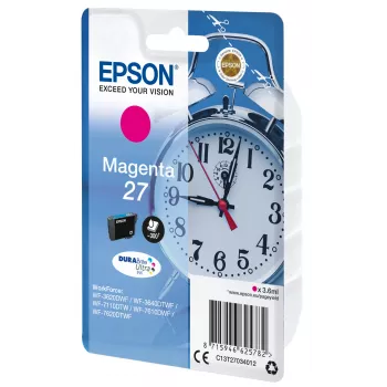 Epson Žadintuvas Vienos pakuotės Rausvai raudonas 27 DURABrite Ultra Rašalas