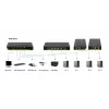 LevelOne 4 prievadų USB VGA KVM jungiklis, garso palaikymas
