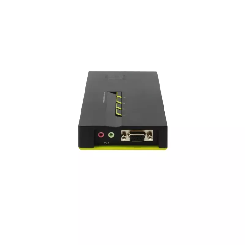 LevelOne 4 prievadų USB VGA KVM jungiklis, garso palaikymas