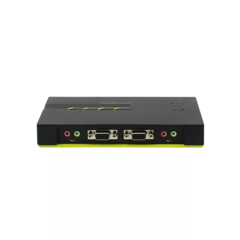 LevelOne 4 prievadų USB VGA KVM jungiklis, garso palaikymas