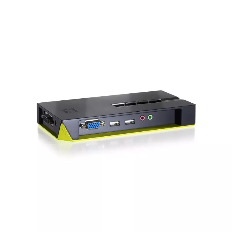 LevelOne 4 prievadų USB VGA KVM jungiklis, garso palaikymas