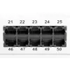 DIGITUS CAT 3 ISDN pataisų skydas, neekranuotas 50 prievadų RJ45, 8P4C, LSA, 1U, montuojamas stove, spalva pilka RAL 7035