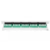 DIGITUS CAT 3 ISDN pataisų skydas, neekranuotas 25 prievadų RJ45, 8P4C, LSA, 1U, montuojamas į stovą, spalva pilka RAL 7035