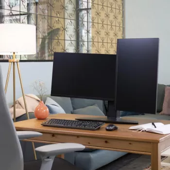 Dvigubas monitoriaus kėlimo stovas Ergotron Neo Flex 62,2 cm juodas