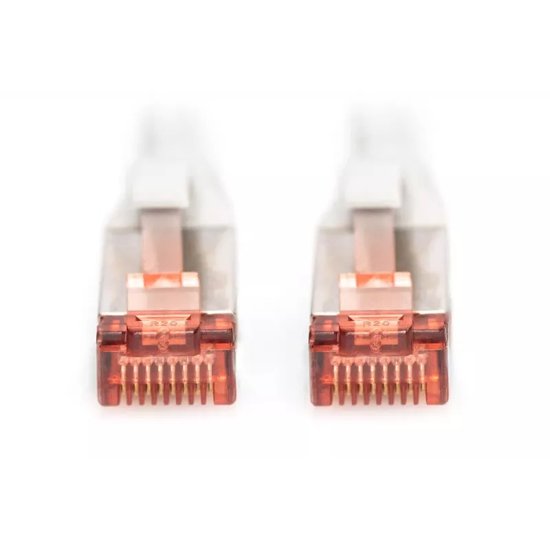 DIGITUS CAT6 S-FTP komutacinis kabelis Cu LSZH AWG 27/7 ilgis 1,5 m – pilkas