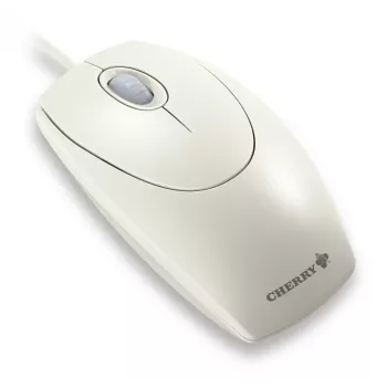 CHERRY WHEELpelė OPTICAL laidinė pelė, šviesiai pilka, PS2/USB