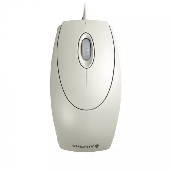 CHERRY WHEELpelė OPTICAL laidinė pelė, šviesiai pilka, PS2/USB