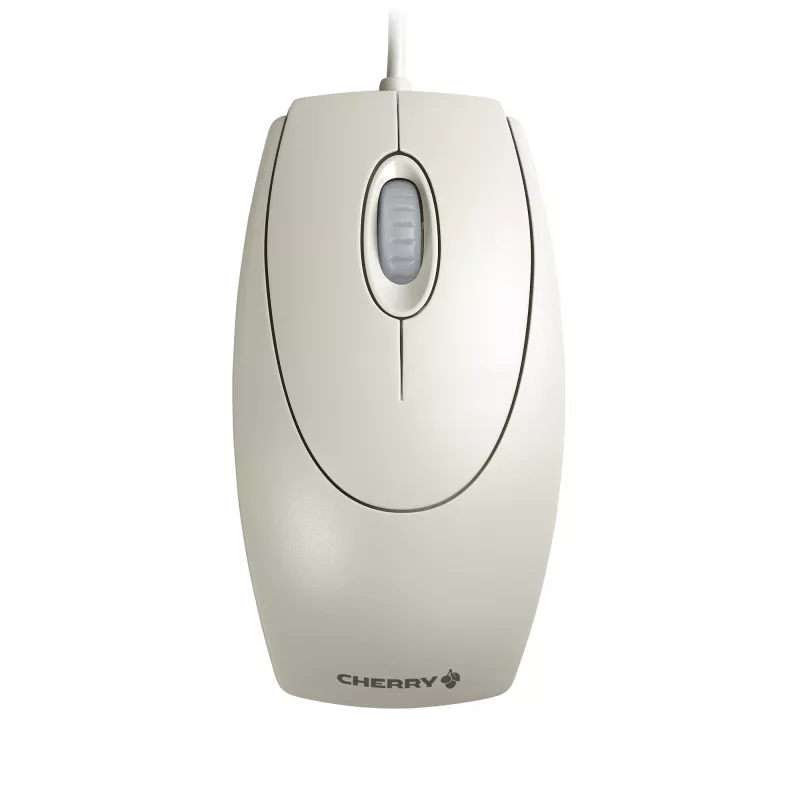 CHERRY WHEELpelė OPTICAL laidinė pelė, šviesiai pilka, PS2/USB