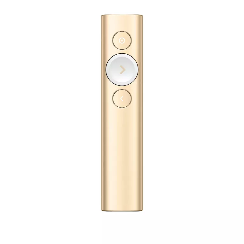 LOGITECH Spotlight pristatymo nuotolinio valdymo pultas - auksinis