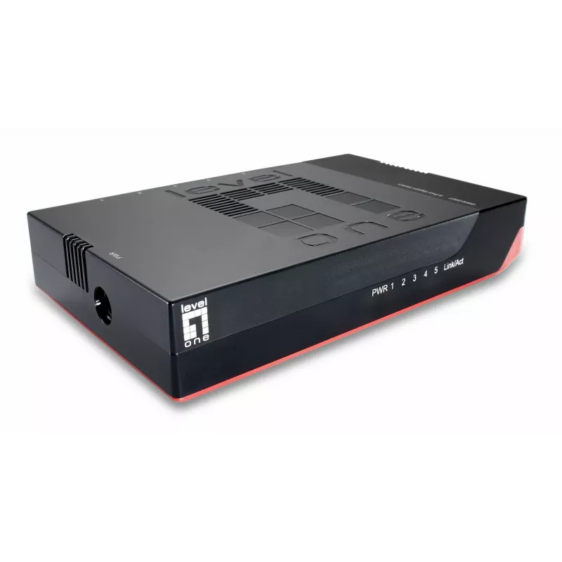 5 prievadų Gigabit Ethernet komutatorius LevelOne GSW-0507