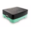 LevelOne USB spausdinimo serveris, juoda, žalia, aktyvumas, ryšys, maitinimas, būsena, Taivanas, Ethernet LAN, IEEE 802.3, IEEE 802.3u, 10,100 Mbit/s