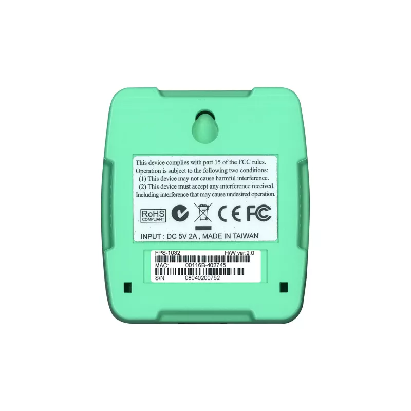 LevelOne USB spausdinimo serveris, juoda, žalia, aktyvumas, ryšys, maitinimas, būsena, Taivanas, Ethernet LAN, IEEE 802.3, IEEE 802.3u, 10,100 Mbit/s