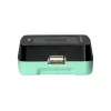 LevelOne USB spausdinimo serveris, juoda, žalia, aktyvumas, ryšys, maitinimas, būsena, Taivanas, Ethernet LAN, IEEE 802.3, IEEE 802.3u, 10,100 Mbit/s