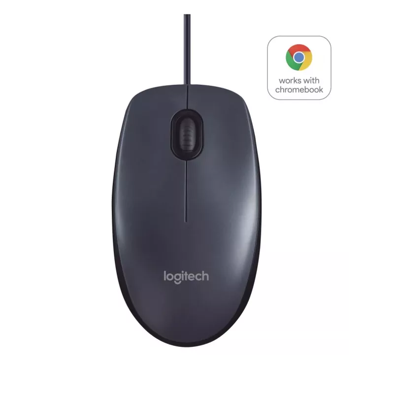 LOGITECH pelė - B100 - optinė - juoda