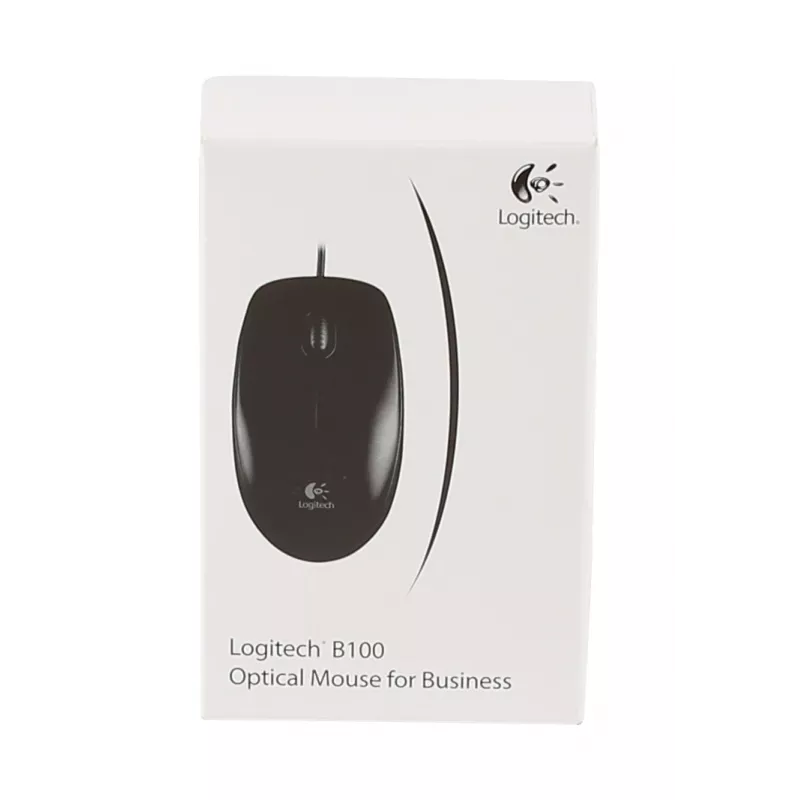 LOGITECH pelė - B100 - optinė - juoda