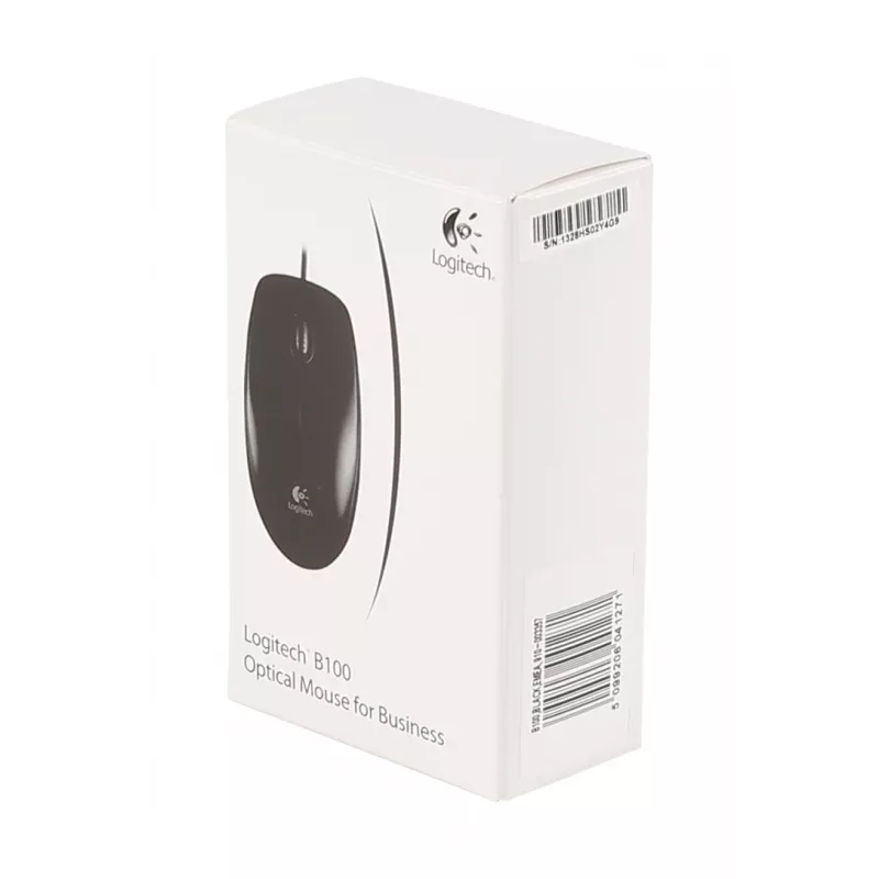 LOGITECH pelė - B100 - optinė - juoda
