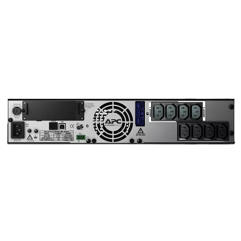 APC Smart-UPS X SMX1000I - 1000VA, 8x C13 išėjimai, USB, praplečiamas veikimo laikas