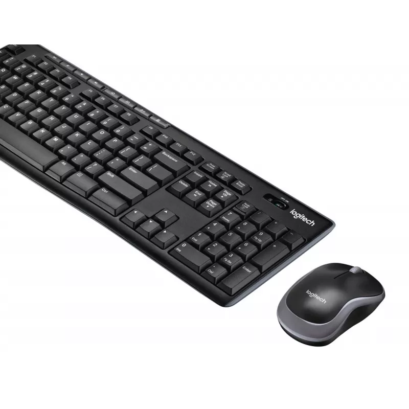 LOGITECH belaidis stalinis komplektas Mk270 - Qwertzu vokiečių k.
