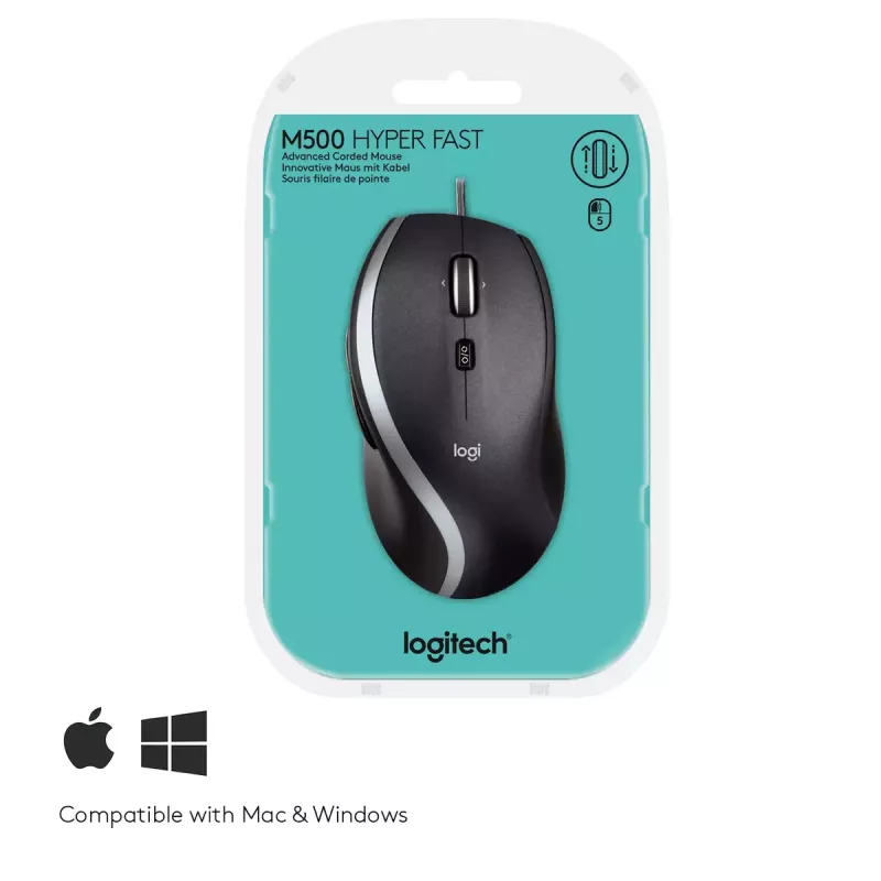 Pelė Logitech LGT-M500 USB A tipo
