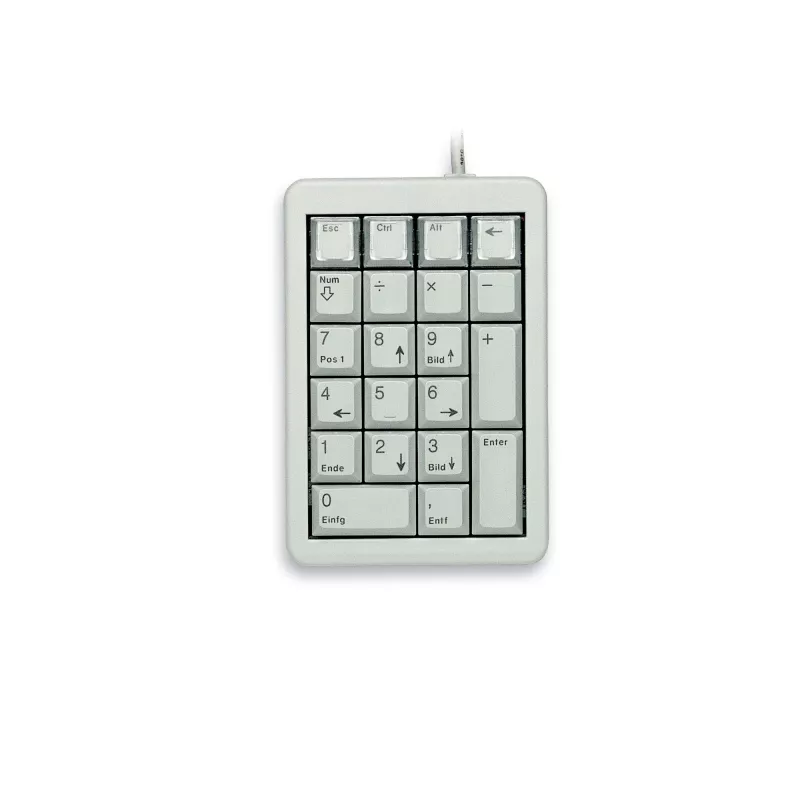 CHERRY G84-4700 skaičių klaviatūra Nešiojamasis kompiuteris / PC USB Pilka