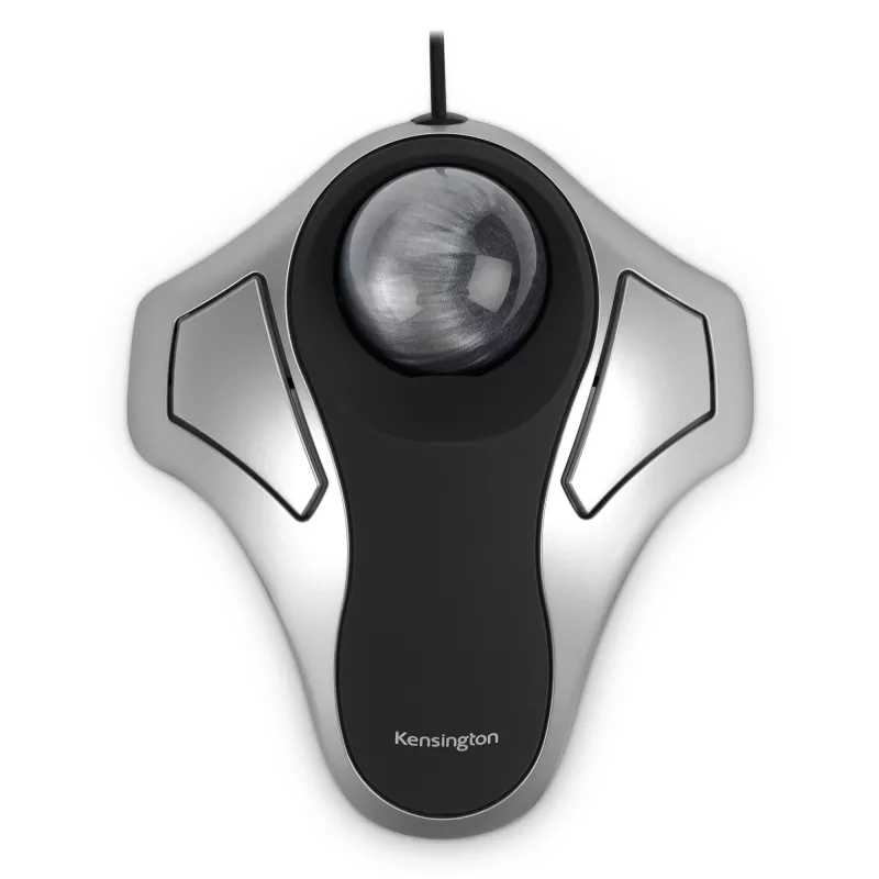 Kensington Orbit Optical Trackball, abiem rankoms tinkama, optinis, USB Type-A, sidabrinis
