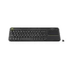 LOGITECH Wireless Touch Keyboard K400 Plus - Juoda - Qwerty Dutch