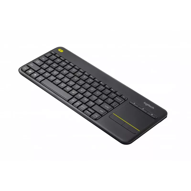LOGITECH Wireless Touch Keyboard K400 Plus - Juoda - Qwerty Dutch