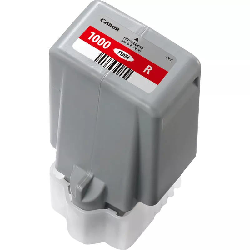 Canon PFI-1000R raudono rašalo kasetė