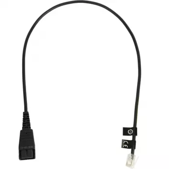 Telefono laidas Jabra 8800-00-01 QD RJ10 0,5 m Juodas