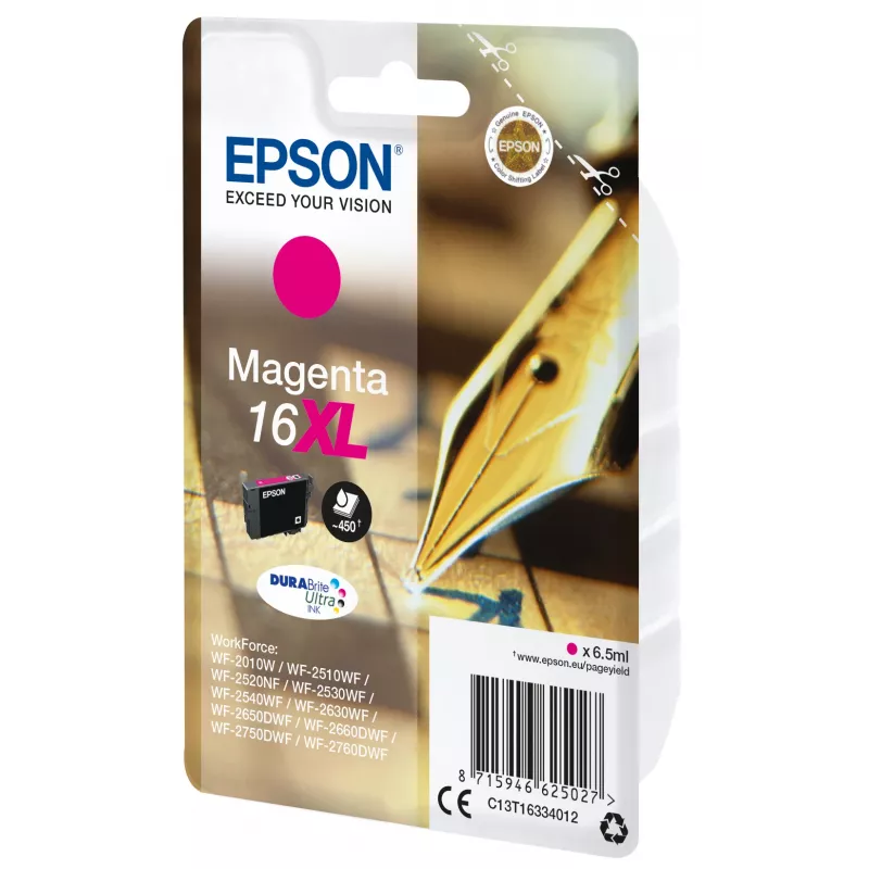 Epson Pen and crossword vienkartinė purpurinė 16XL DURABrite Ultra rašalo kasetė