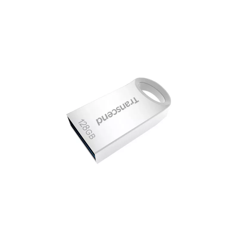 TRANSCEND Jetflash 710 - 64GB USB atmintukas - USB 3.0 - TLC - sidabrinis
