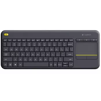 LOGITECH belaidė jutiklinė klaviatūra K400 Plus – juoda – QWERTZ vokiška