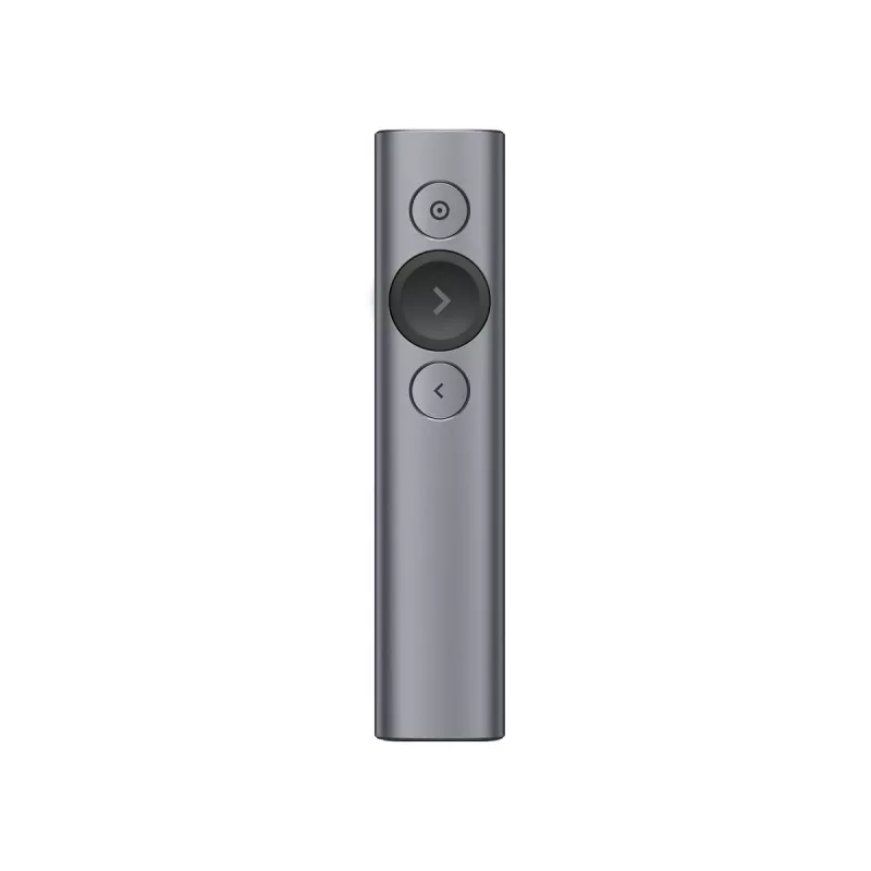 LOGITECH Spotlight pristatymo nuotolinio valdymo pultelis, šiferio pilkumo spalva - pilka