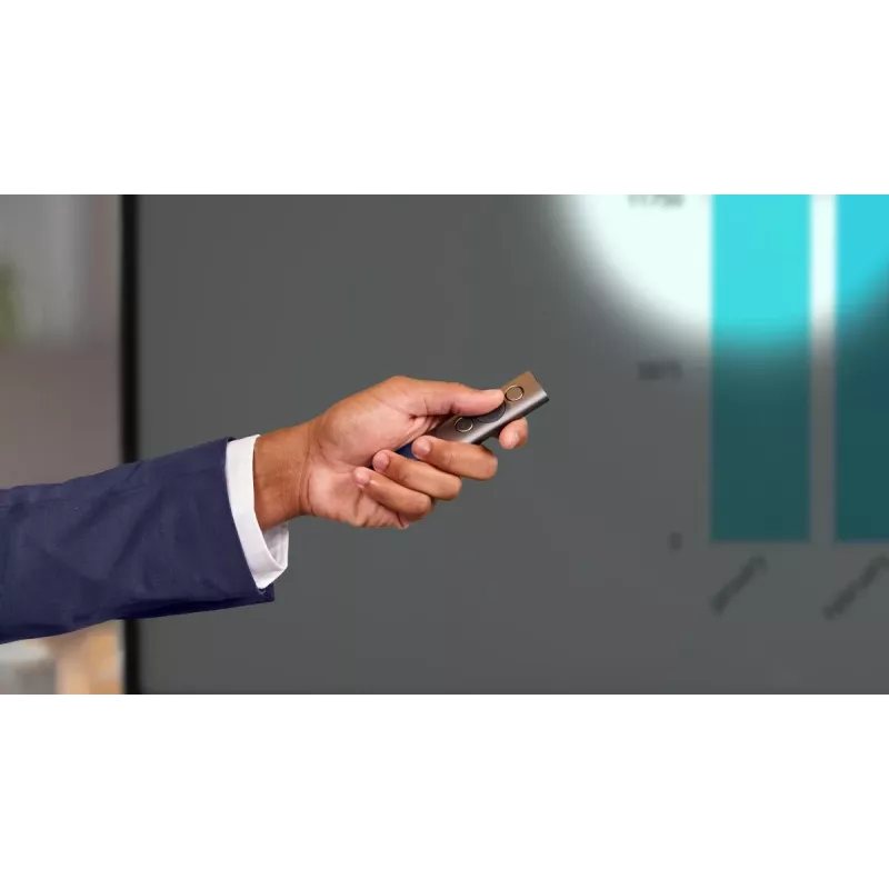 LOGITECH Spotlight pristatymo nuotolinio valdymo pultelis, šiferio pilkumo spalva - pilka