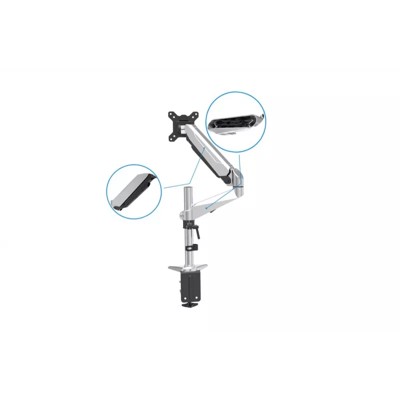 DIGITUS LED/LCD stalo laikiklis su dujine spyruokle (DA-90351)