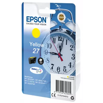 Epson žadintuvas Vienos pakuotės Geltona 27 DURABrite Ultra rašalas