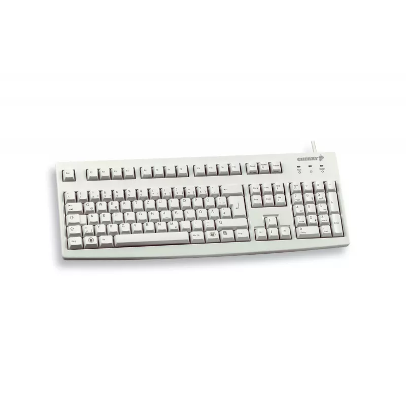 CHERRY G83-6105 klaviatūra, universali, USB, QWERTZ, vokiška, pilka