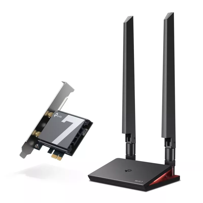 TP-Link Archer BE9300 Wi-Fi 7 Bluetooth 5.4 PCIe adapteris