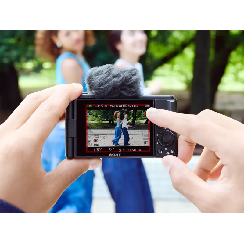 Sony ZV-1F 1 colio kompaktinis fotoaparatas 20,1 MP Exmor RS CMOS 5472 x 3648 pikselių Juoda